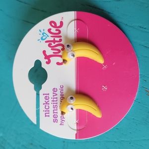 NWT Banana Googly Eyes Earrings